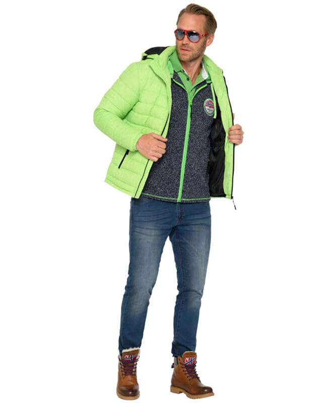 Giacca invernale COLORS Uomo lime