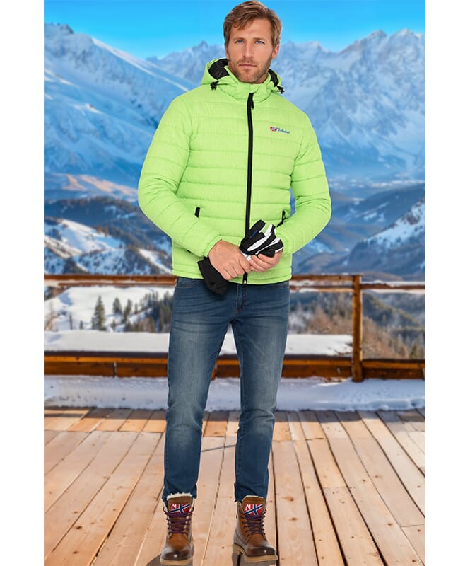 Winterjacke COLORS Herren lime