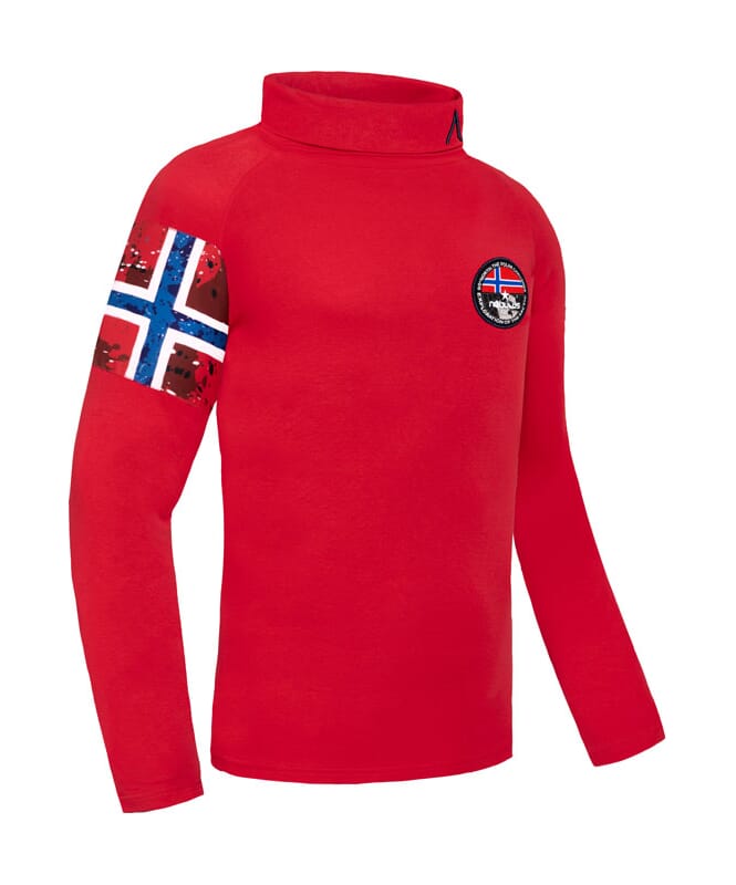 Turtleneck DOWNY Miehille rot