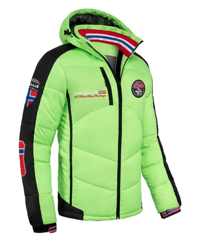 Ski jacket FORCE Men schwarz-lime