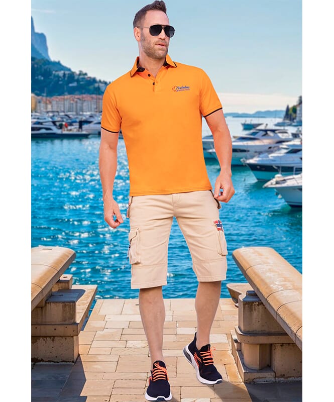 Polo shirt JANDER Men orange