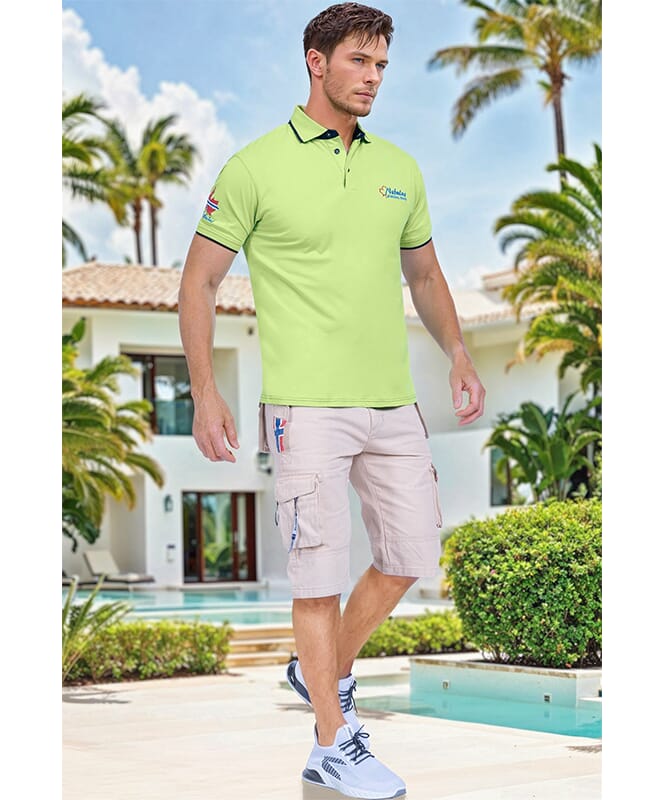 Camiseta polo JANDER Hombres lime