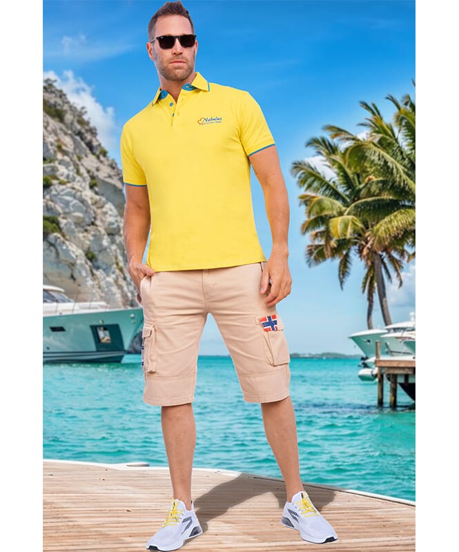 Polo shirt JANDER Men gelb