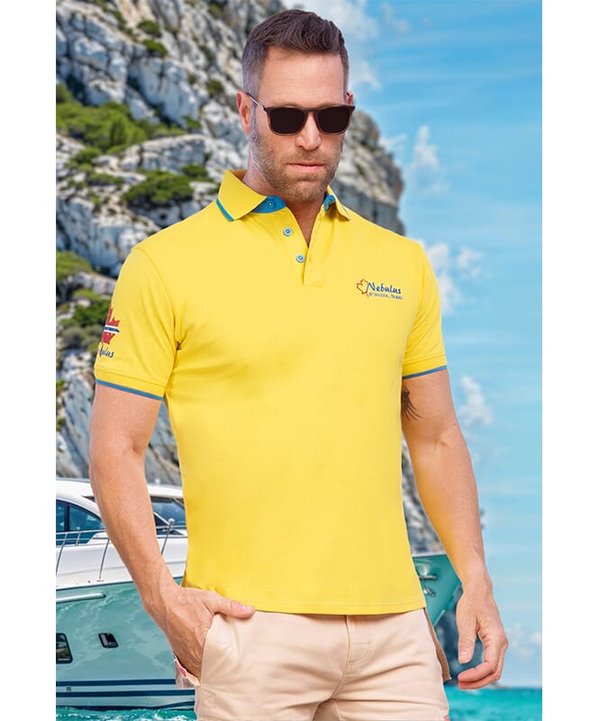 Maglia polo JANDER Uomo gelb