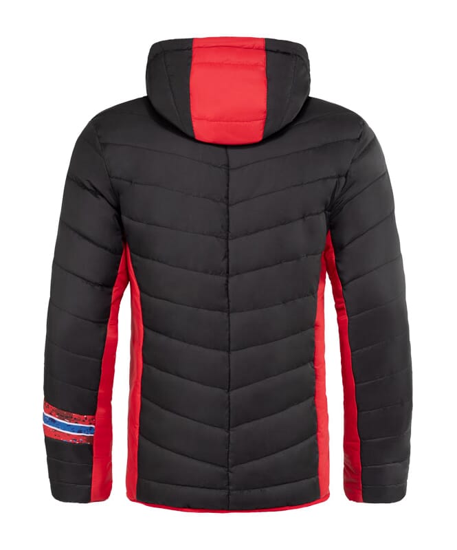 Winter jacket NATURAL Men schwarz-rot