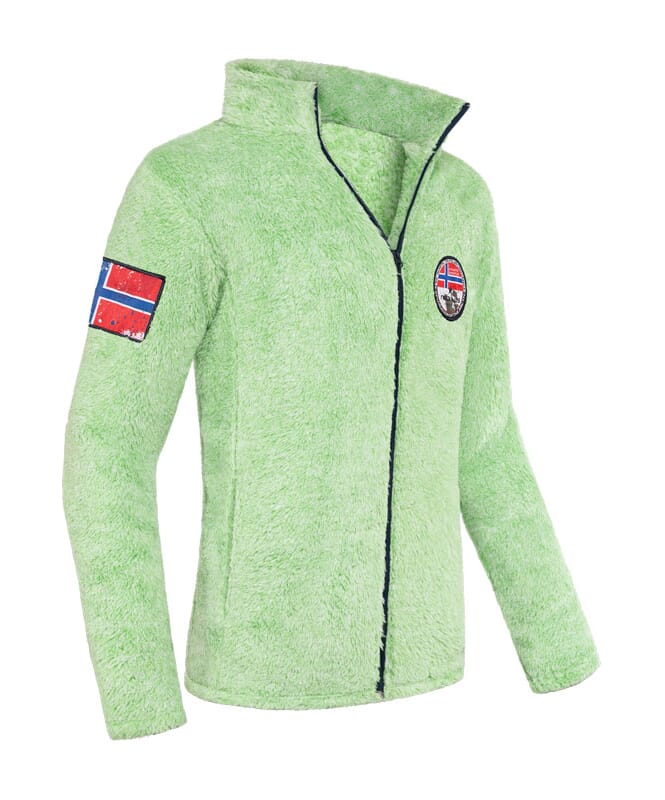 Veste en Fourrure de Teddy FALKO Homme green flash