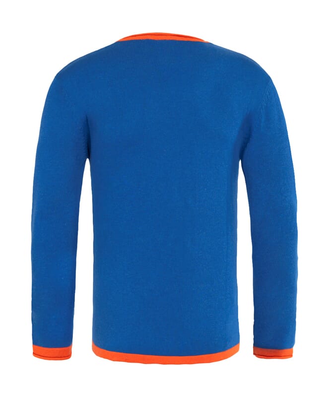 Pull-over CEM Homme hellblau-orang