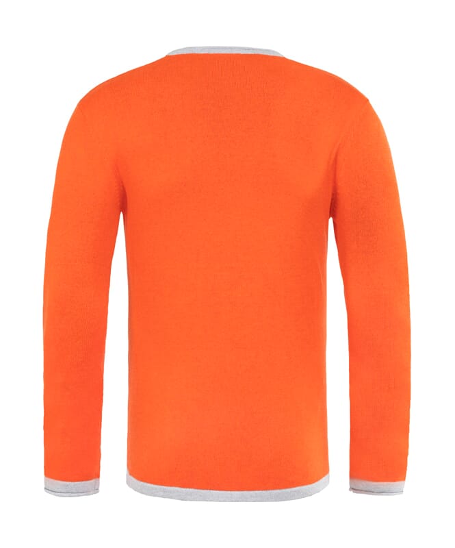 Pull-over CEM Homme orange-grau