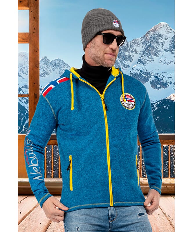 Fleece Jacket NORSKA Men malibu-gelb