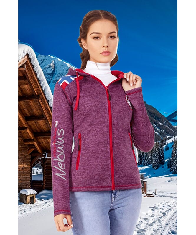 Chaqueta de tejido polar NORSKA Mujeres purple