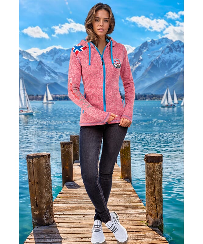 Fleece Jacket NORSKA Women pink