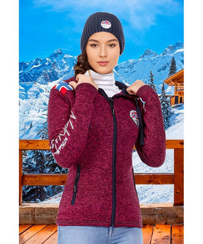 Fleece Jacket NORSKA Women fuchsia