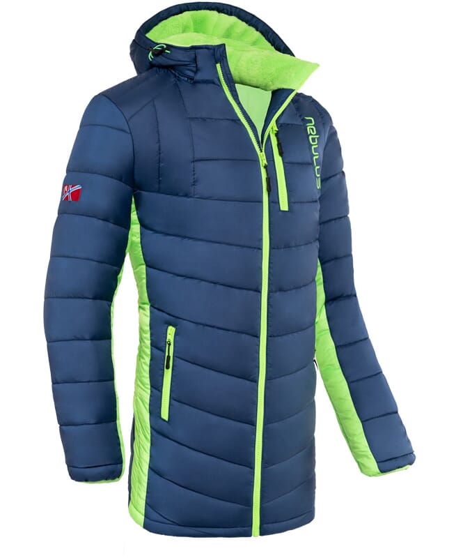 Giacca corta invernale COATY Uomo navy-lime