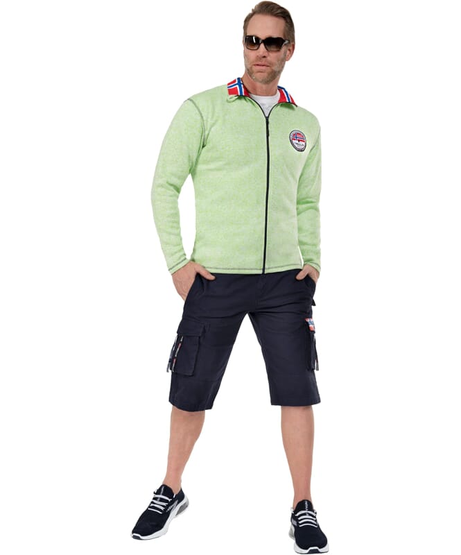 Fleece jacket LUZON Men lime