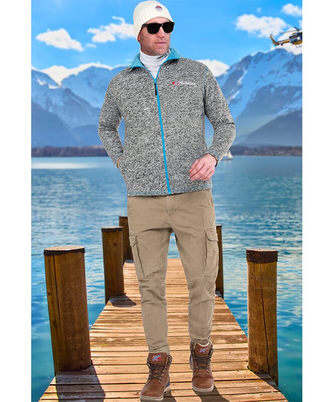 Fleece Jacket TANNA Men antra-malibu