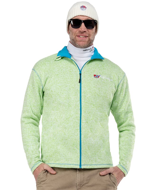 Fleece Jas TANNA Heren lime-malibu