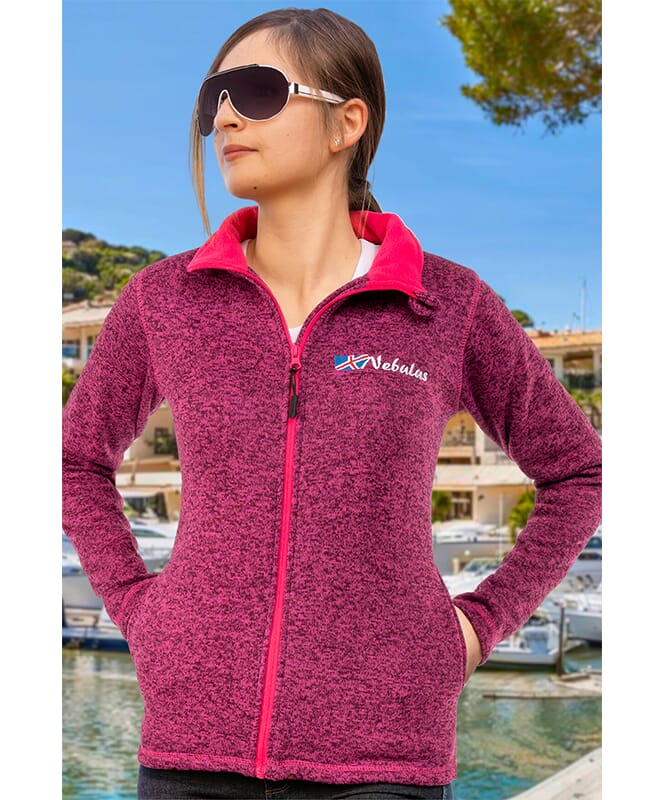 Fleece Jacket TANNA Women fuchsia-pink