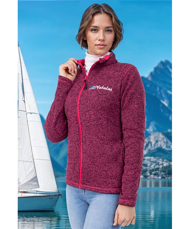 Fleece Jacket TANNA Women fuchsia-pink