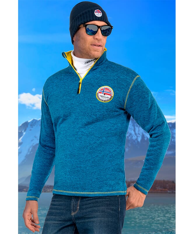 Fleece jumper JIMI Men malibu-gelb