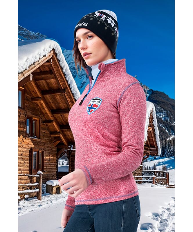 Pull en polaire KYLE Femme pink-malibu