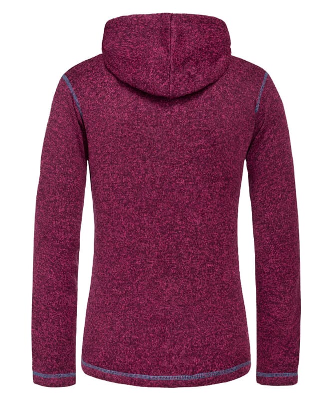 Pull à capuche polaire JAKE Femme fuchsia-malibu