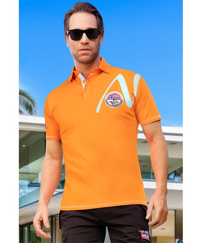 Camiseta polo TUPAI Hombres orange