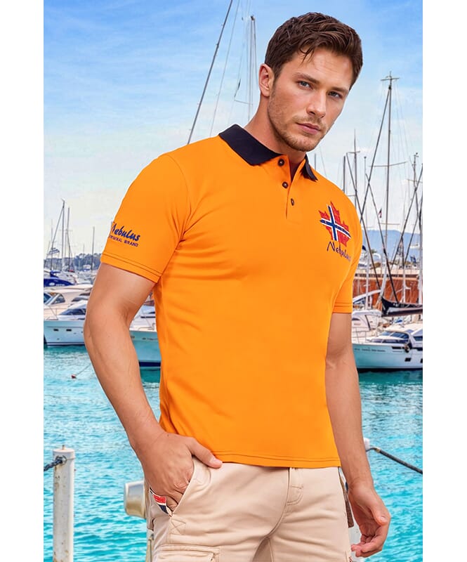 Polo shirt SANDY Men orange