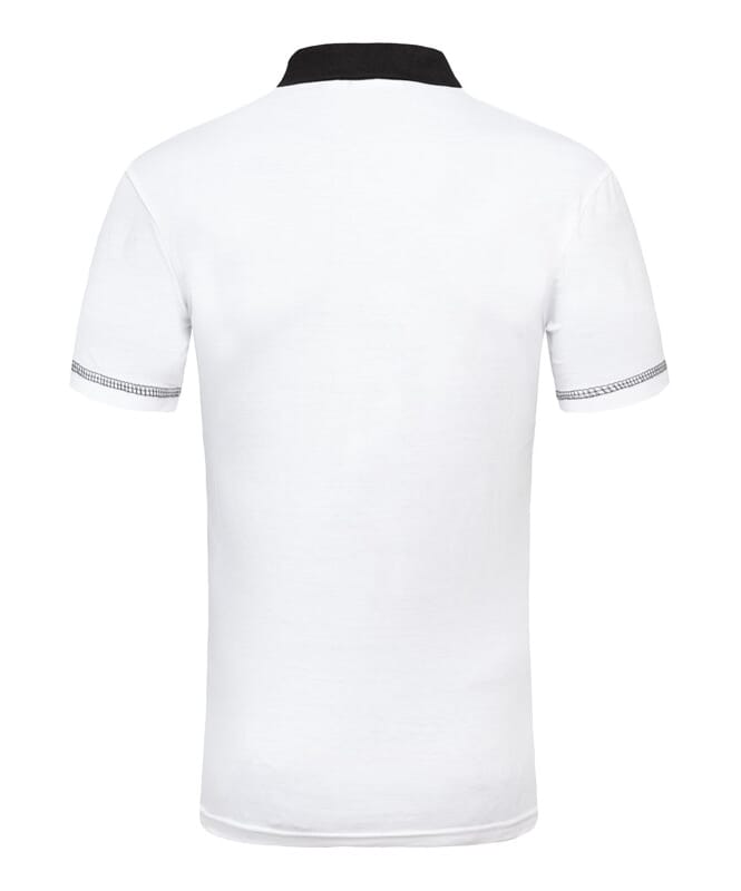 Camiseta polo PINA Hombres schwarz-weiß