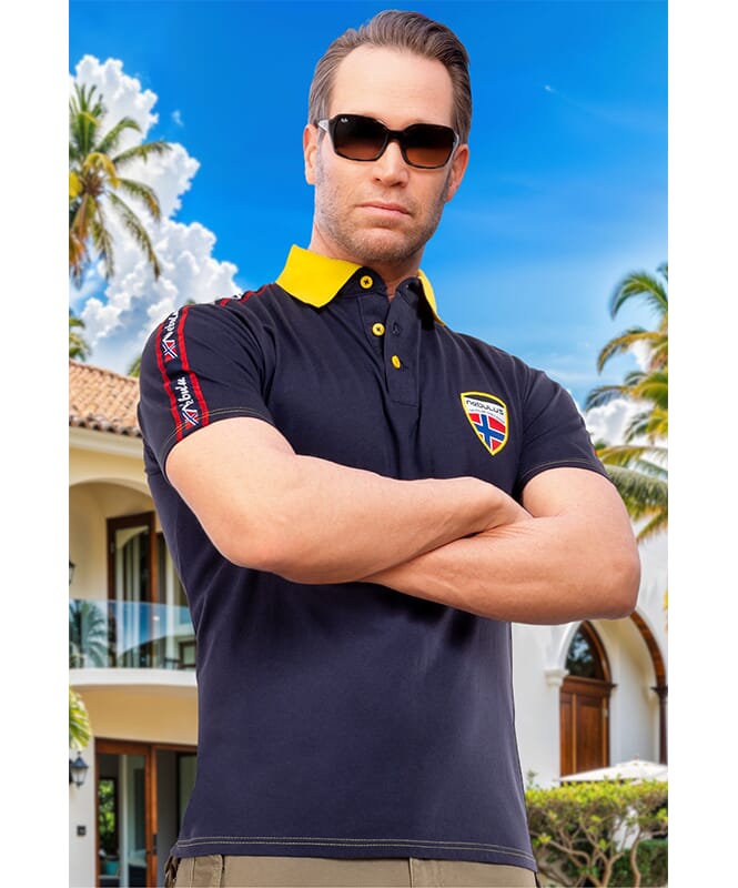 Poloshirt BELA Heren navy