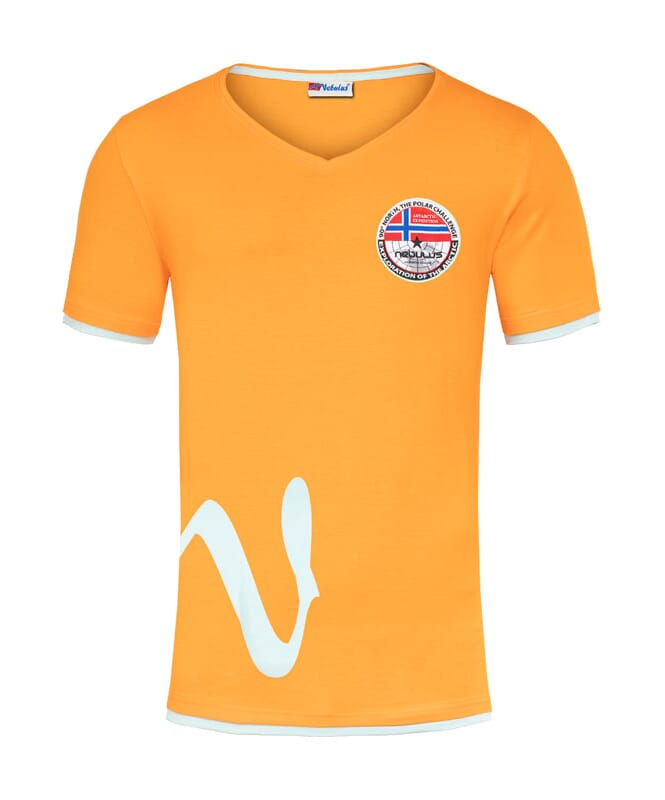 T-Shirt FLORIN Heren orange