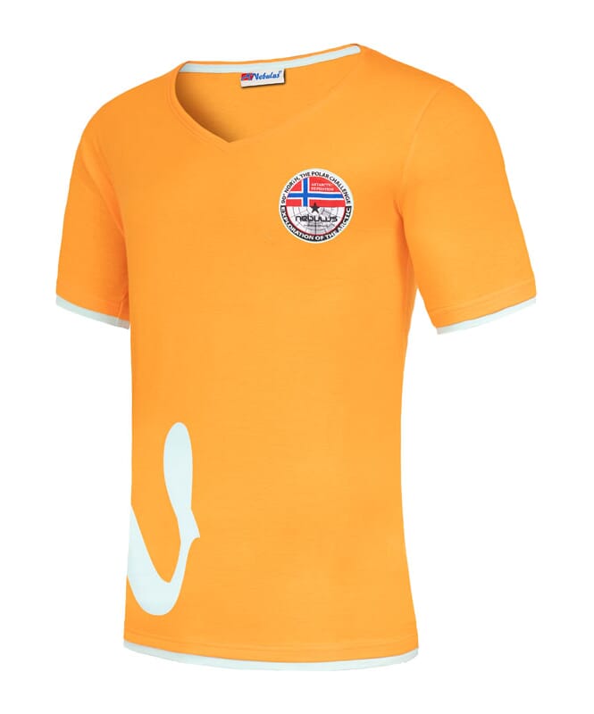 T-Shirt FLORIN Heren orange