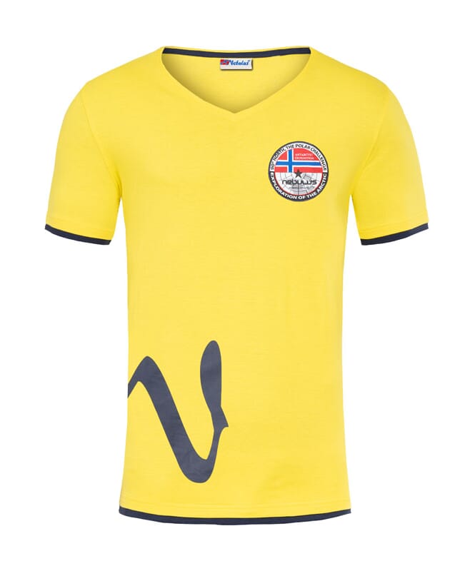 T-Shirt FLORIN Herrer gelb