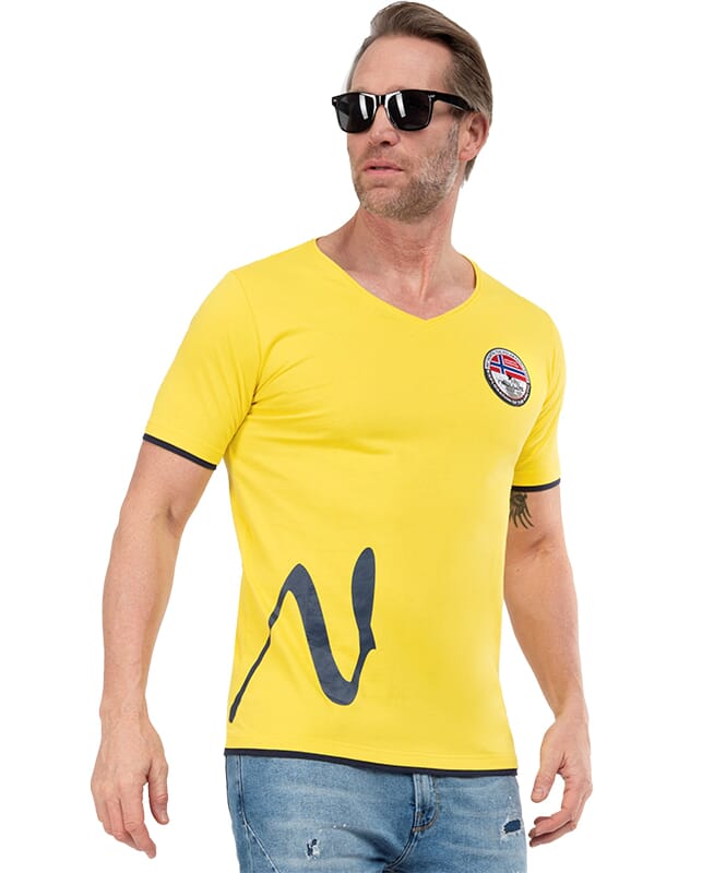 T-Shirt FLORIN Herren gelb