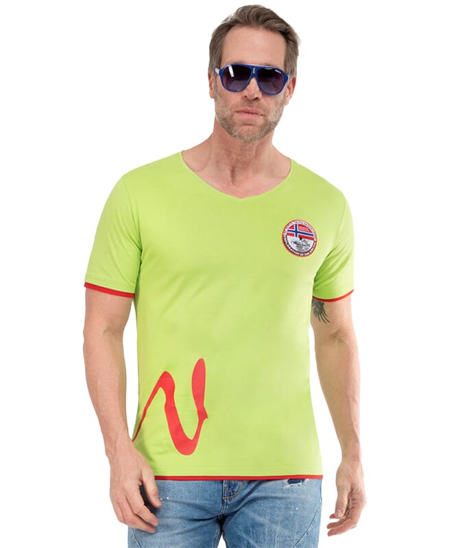 T-Shirt FLORIN Homme lime