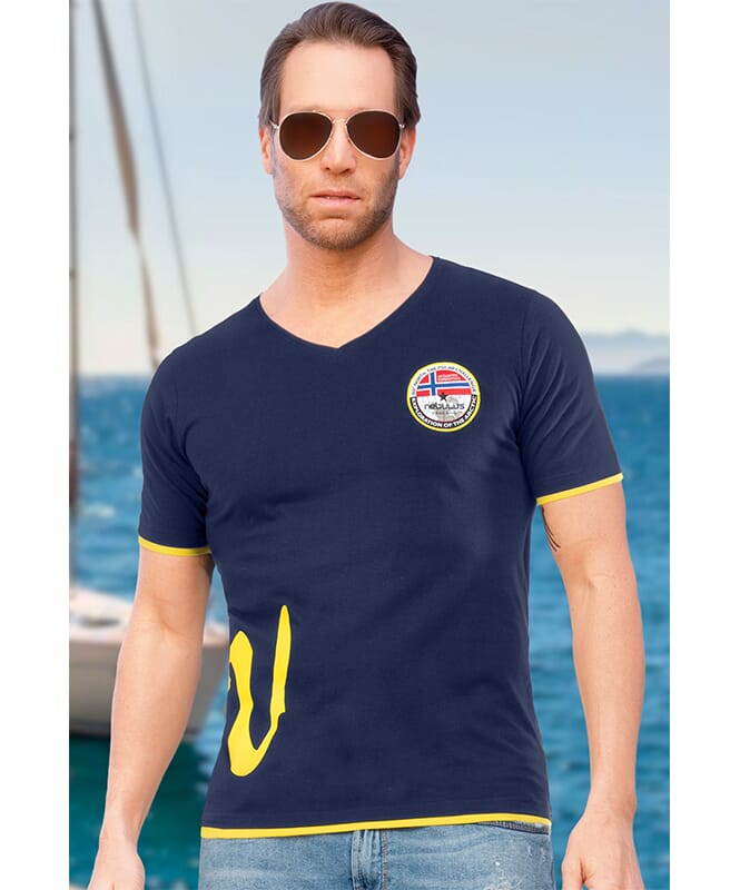 T-Shirt FLORIN Uomo navy