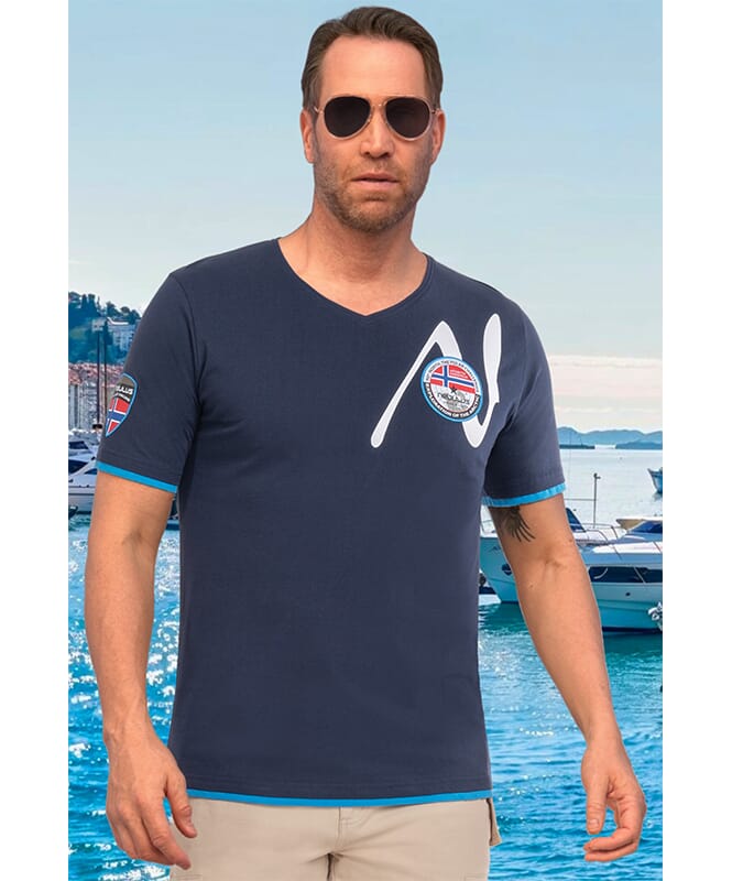 T-Shirt RUNE Heren navy