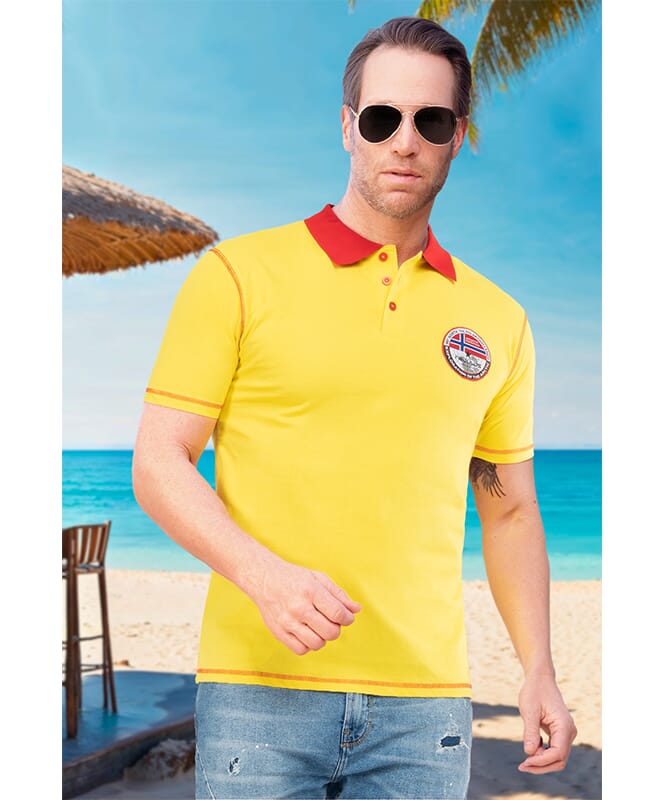 Polo shirt ENTERTAIN Men gelb