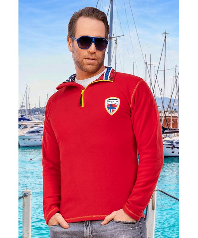 Pull en polaire NARDY Homme rot