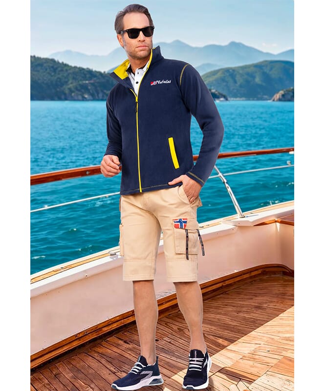 Giacca in pile BALTIC Uomo navy