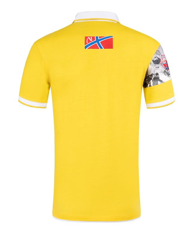 Poloshirt PARAS Herren gelb-weiß