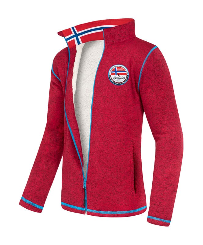 Fleece jacket FALLOU Men rot