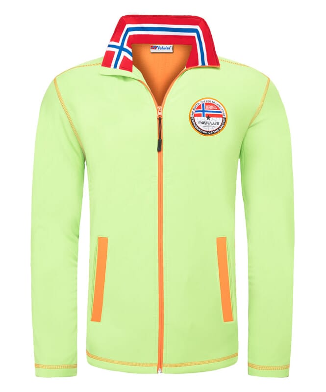 Softshell Jas PUKA Heren lime-orange