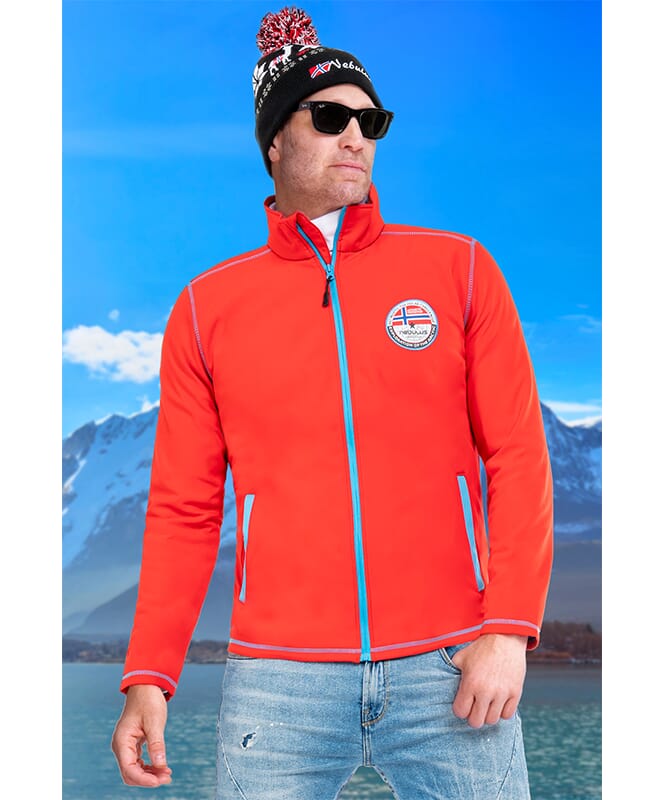 Softshell Jacket PUKA Men rot-malibu