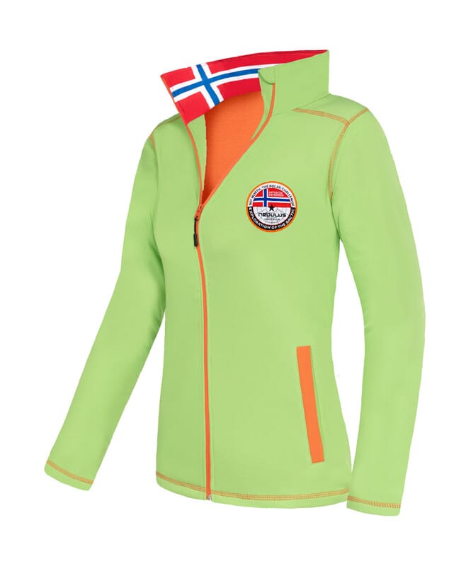 Giacca in softshell PUKA Donna lime-orange