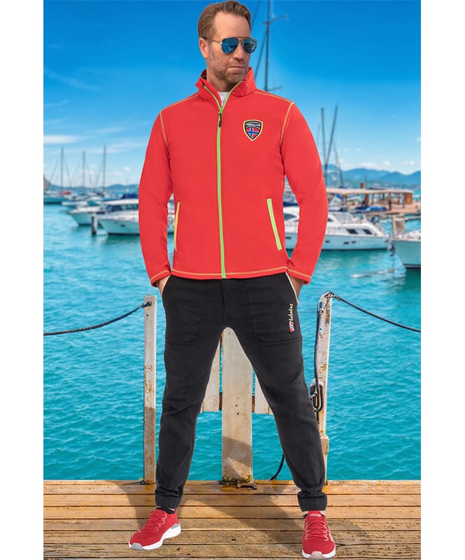 Veste Softshell MARQUES Homme rot-lime