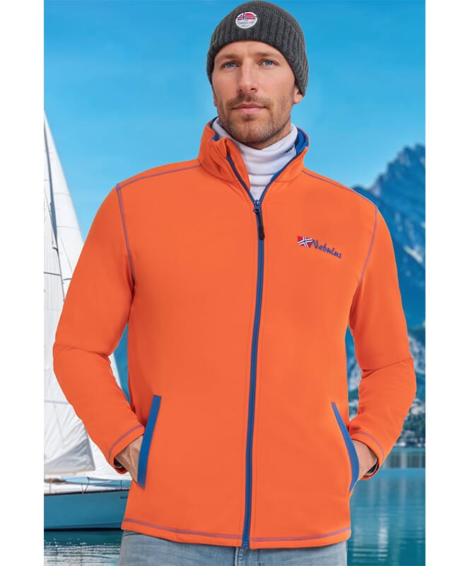 Softshell Jas TROPIC Heren orange-kobalt