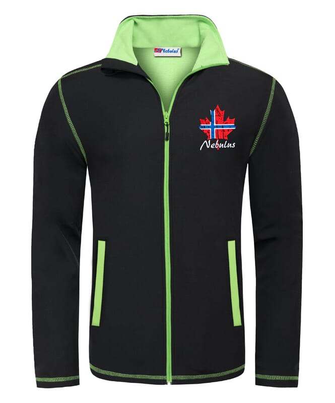 Giacca in softshell EVENT Uomo schwarz-lime
