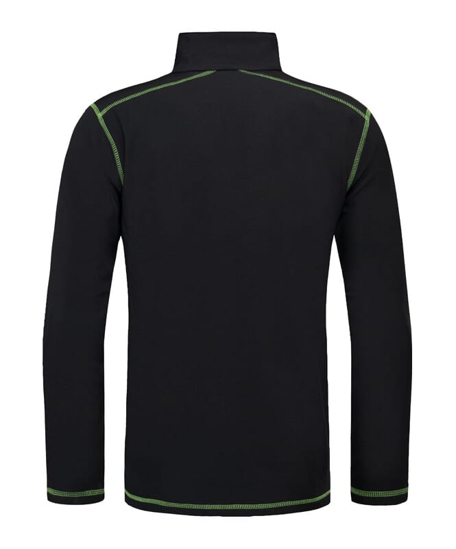 Chaqueta softshell EVENT Hombres schwarz-lime