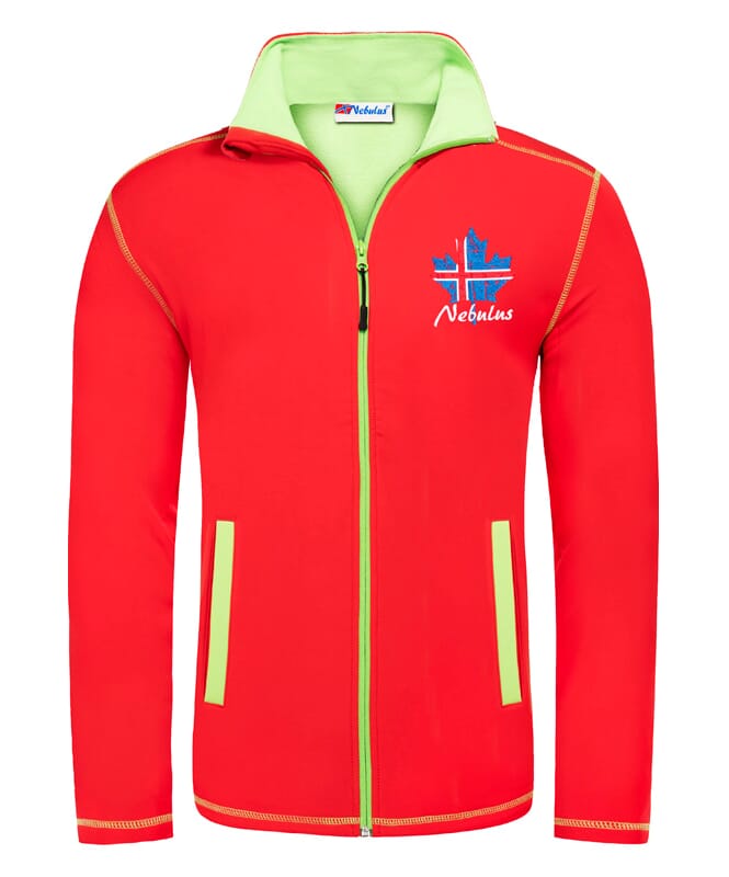 Softshell Jas EVENT Heren rot-lime