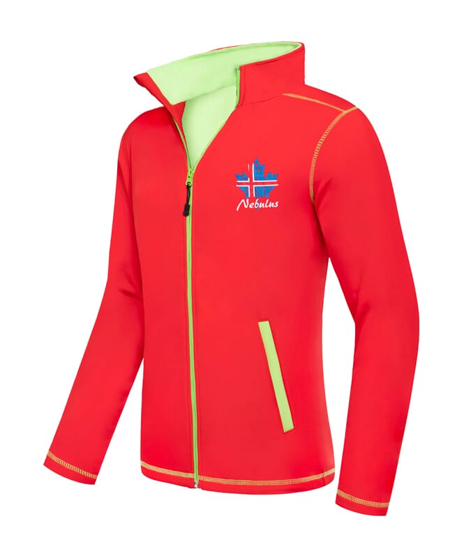 Giacca in softshell EVENT Uomo rot-lime